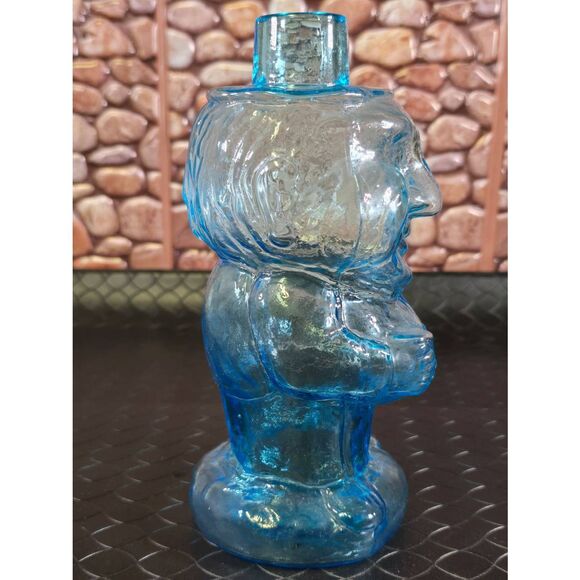 Vintage (70s) Tiara Indiana Glass Jolly Mountaineer Decanter Shot Glass - Picture 2 of 8